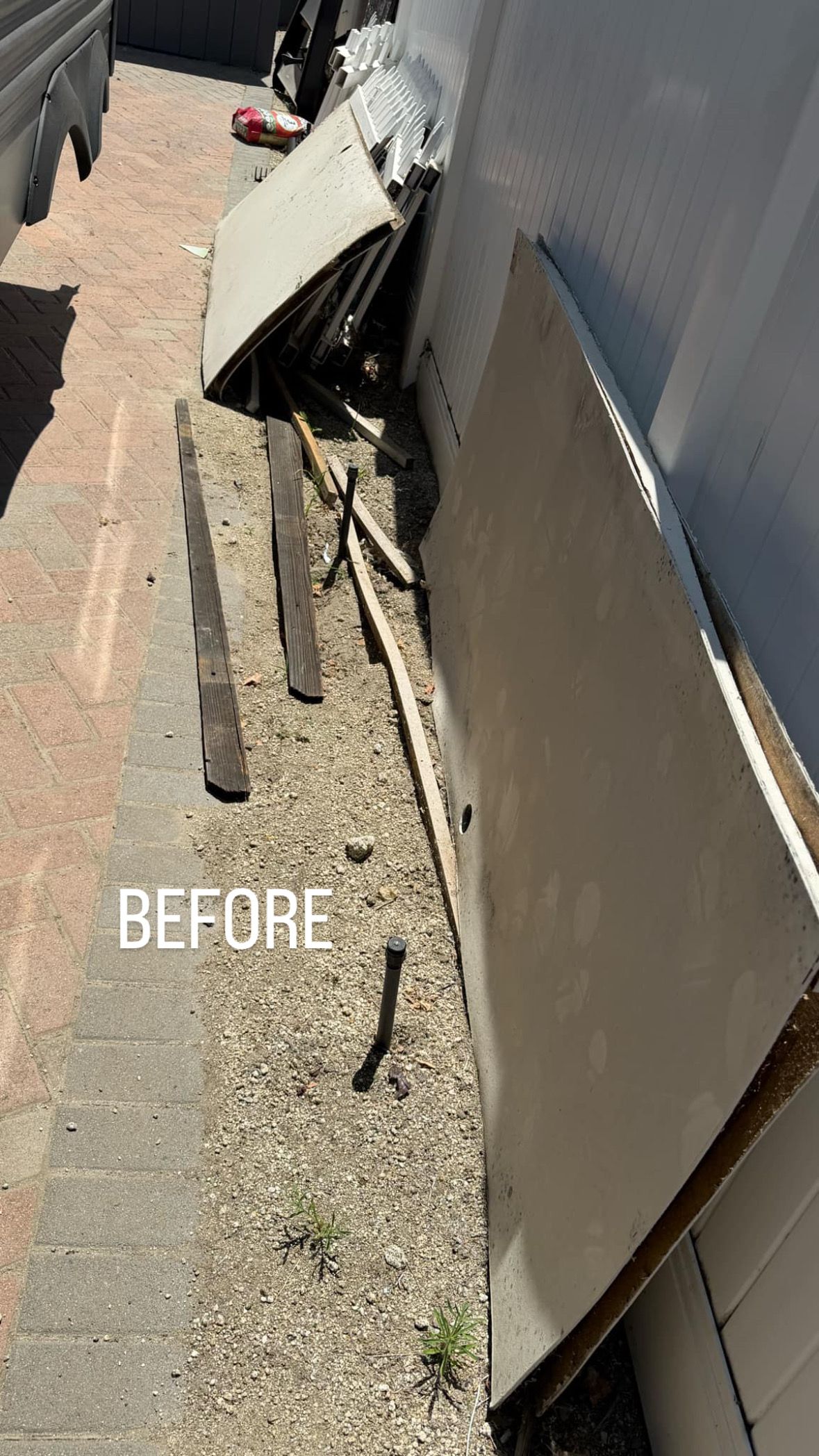 Before and after example - before